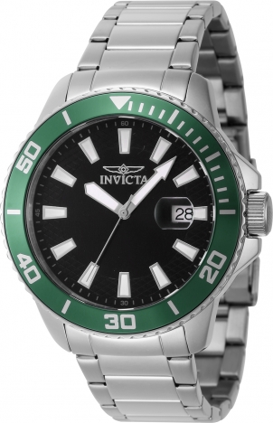 Invicta Men's 'Pro Diver' Quartz Stainless Steel and Silicone Casual W