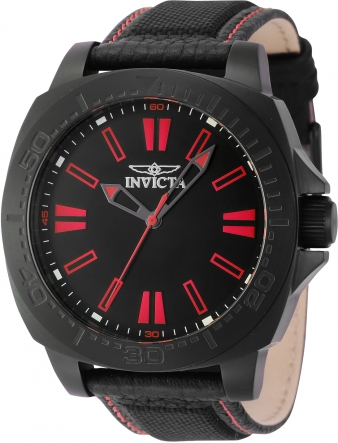 Invicta Speedway Chronograph Date Quartz Black Dial Men's