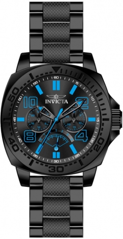 Invicta Speedway Chronograph Date Quartz Black Dial Men's