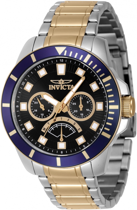 Invicta Pro Diver Chronograph 330feet防水 Invicta Mens PRO DIVER SCUBA Chronograph Black Silver Dial