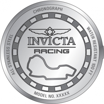 レーシング☆クロノグラフ☆黒文字盤 INVICTA Racing 47747