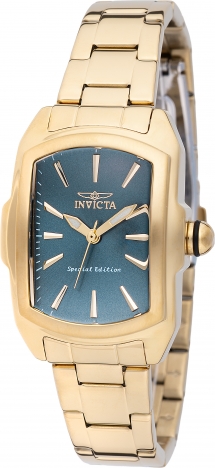 Invicta Women\'s Lupah Quartz Gold Tone Stainless Steel Blue Dial 30m Watch Invicta Women main image 3