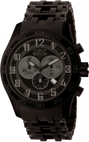 Invicta Sea Spider Orologio Uomo, 50 Mm, Acciaio Inossidabile, Movimento Al Quarzo, Impermeabile 10 Bar, Quadrante Nero