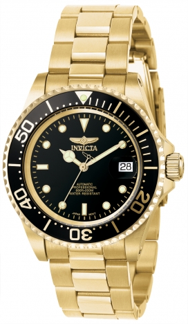  Invicta Men's 8929 Pro Diver Collection Automatic Gold-Tone  Watch : Clothing, Shoes & Jewelry