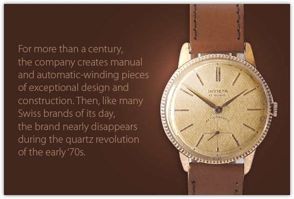 For more than a century, the company creates manual and automatic-winding pieces of exceptional design and construction. Then, like many Swiss brands of its day, the brand nearly disappears during the quartz revolution of the early '70s.