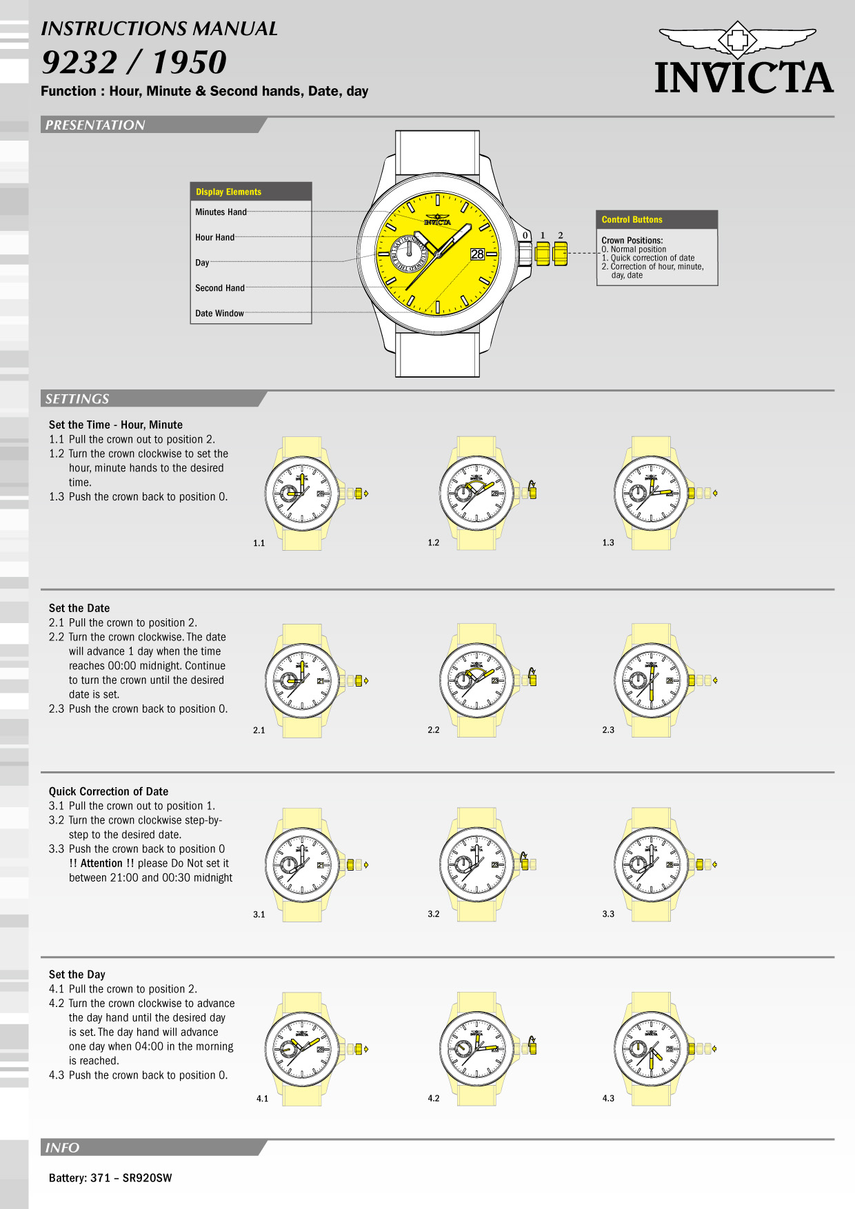 heilen Reich Stampfen invicta watch battery replacement chart Akzent